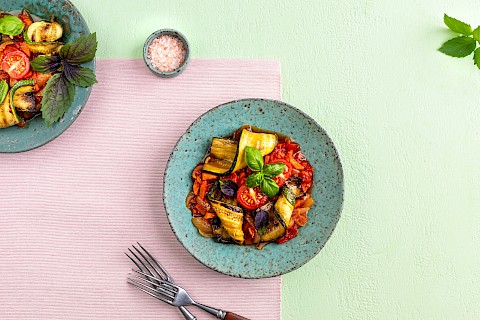 Zucchini e pomodori